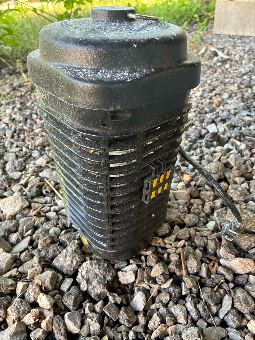 Black Outdoor Electronic Bug Zapper Mosquito Trap